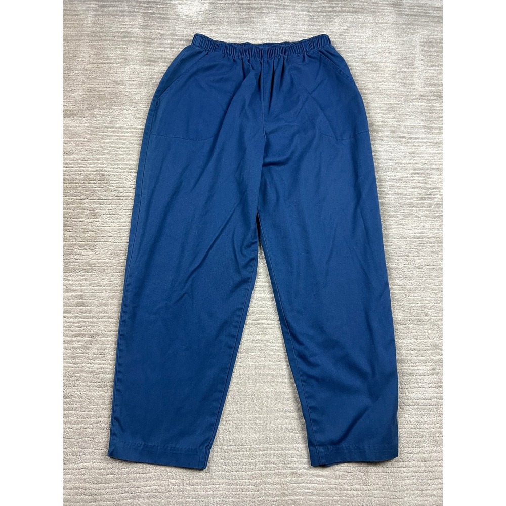 Rainbow Ridge Pants Women 18WP Blue Pull On Straight Leg Elastic Waist 4280-2XL
